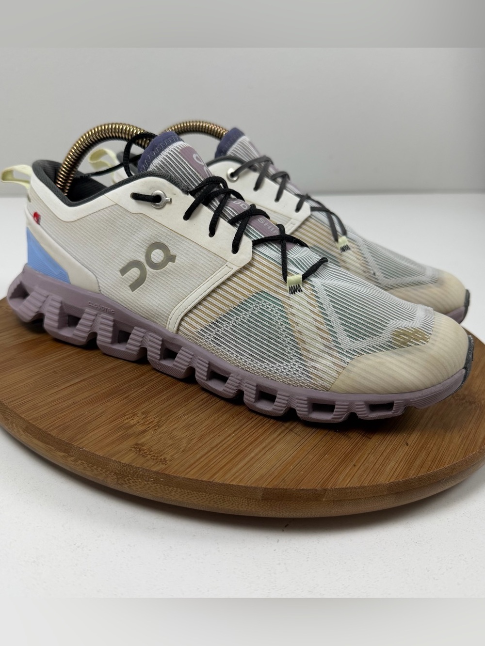 On Running Cloud X Men’s Undyed/White Heron Colorway Running Shoe